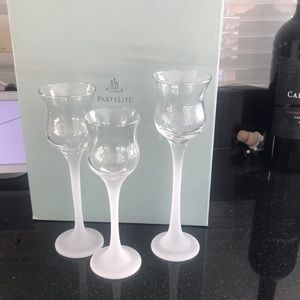 Partylite candle holder set